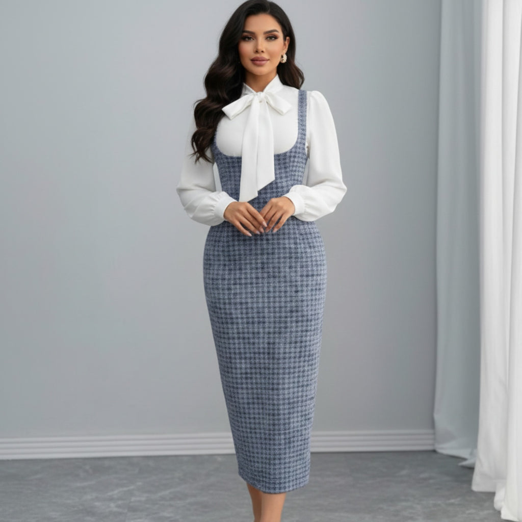 Classic Selianne Fashion French Long Skirt 2 Pieces – Elegant Chic Set for Women