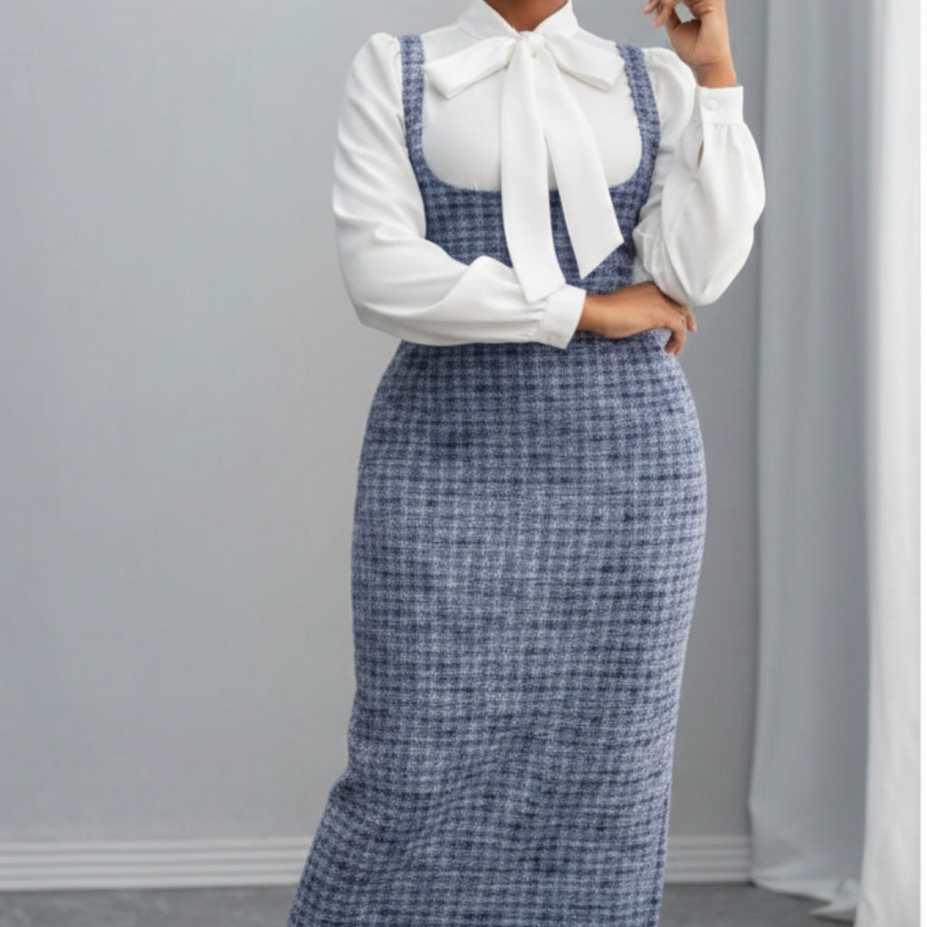 Classic Selianne Fashion French Long Skirt 2 Pieces – Elegant Chic Set for Women