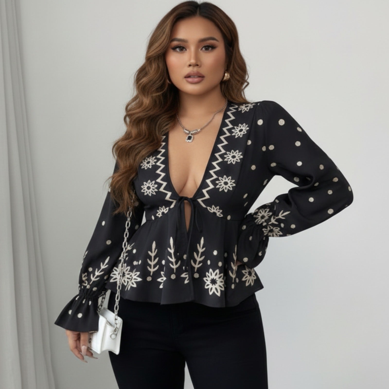 Casual Woman’s Long Sleeve Blouse – Stylish Everyday Comfort | New Arrivals