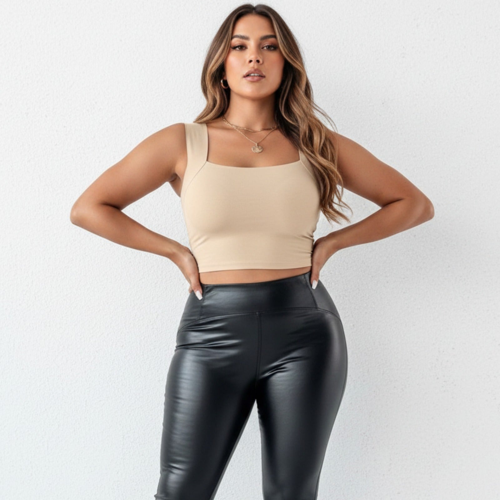 Casual 1PC Women’s Top with Built-In Padded Bra | Comfort Fit Everyday Wear