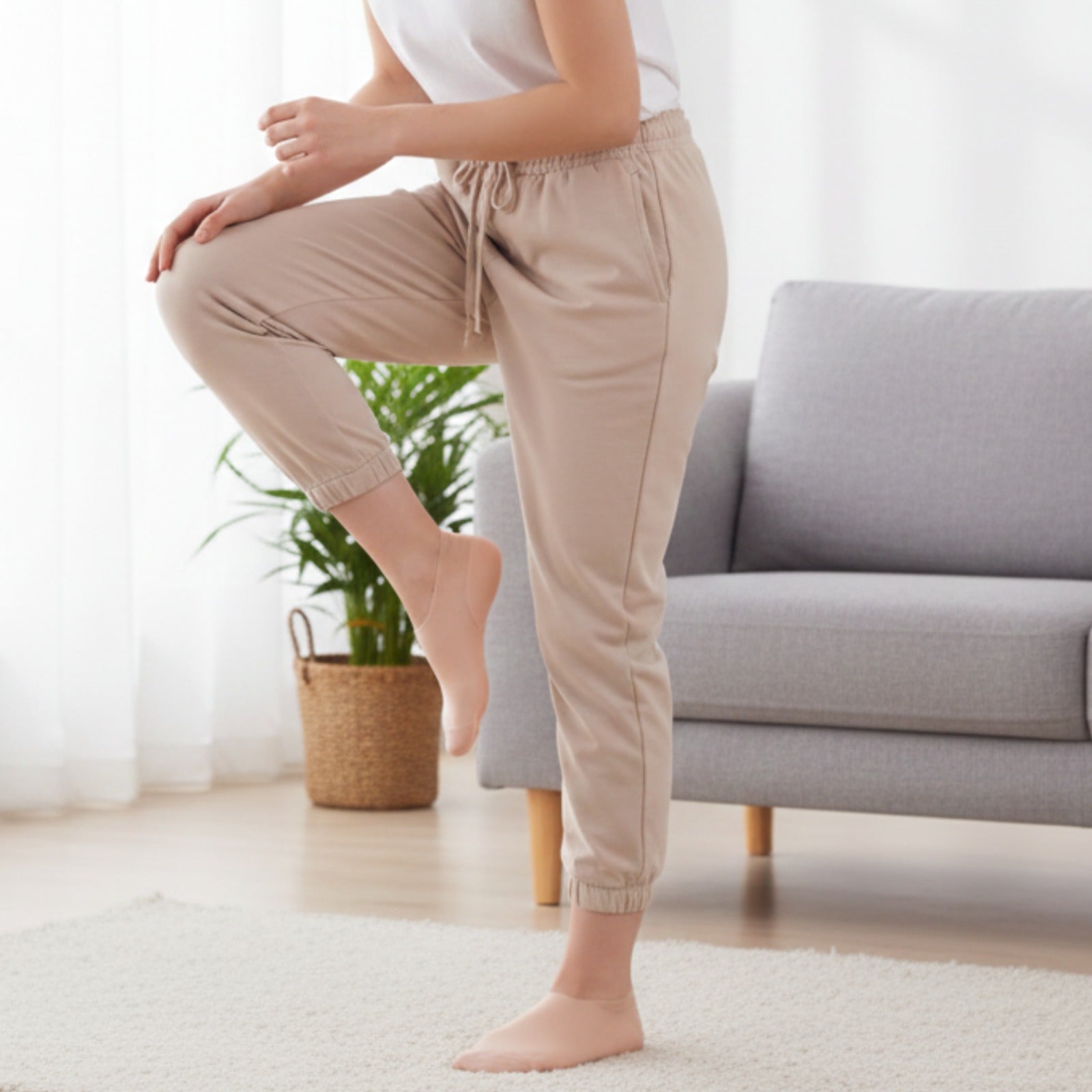 1 Pair Silicone Moistizing Socks – Hydrating Gel Heel Socks for Soft, Smooth Feet